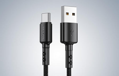 Vipfan: Cbx2Tcb - Cbx2Tcb Cavo Type C Ultraresistente Nero (Cavi Di Ricarica E Dati)