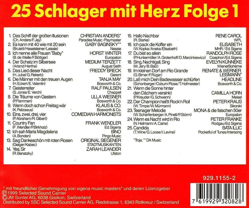 25 Schlager Mit Herz Folge 1 / Various