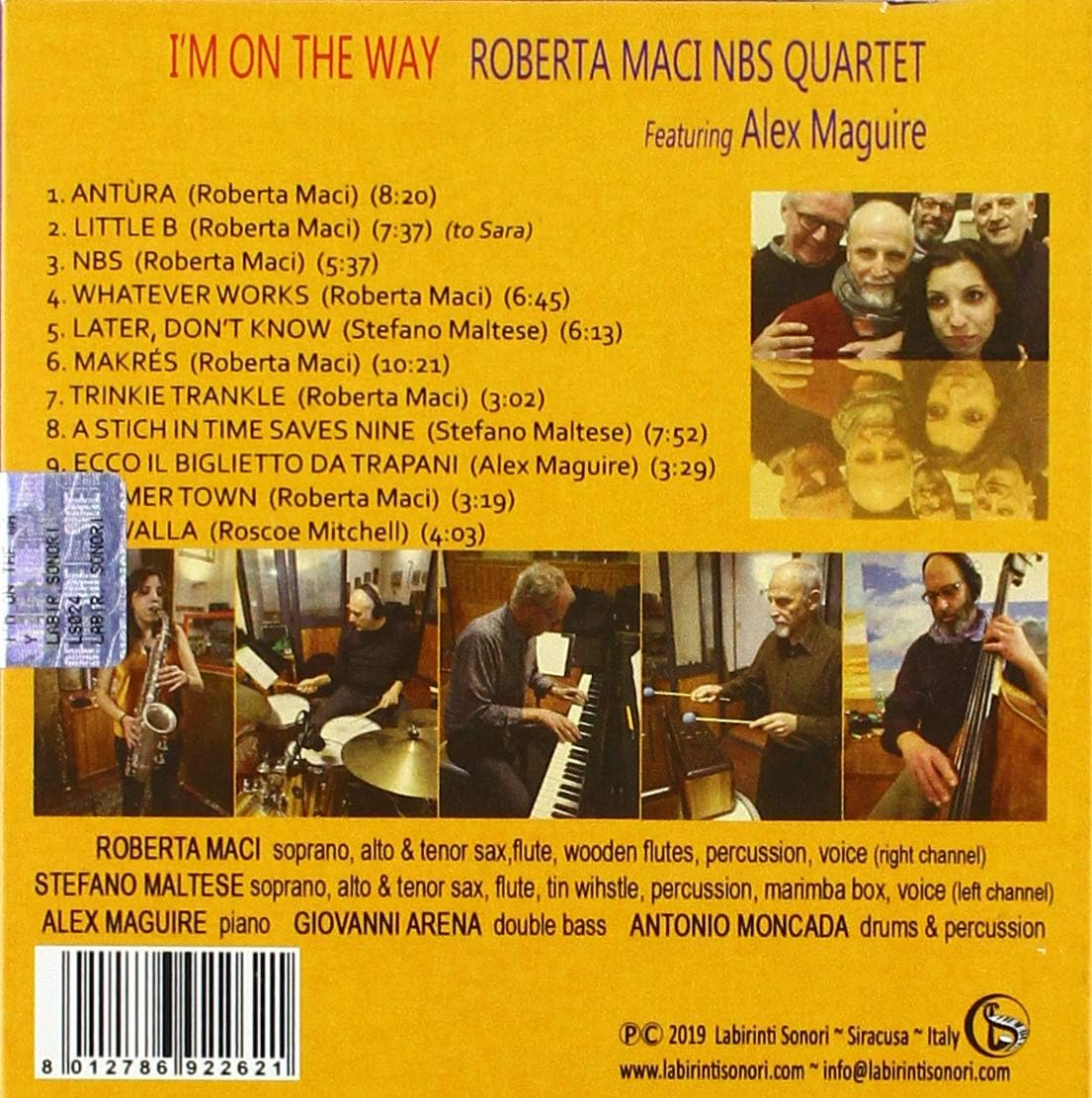 Roberta Maci Nbs Quartet - I`M On The Way (Feat. Alex Mcguire)