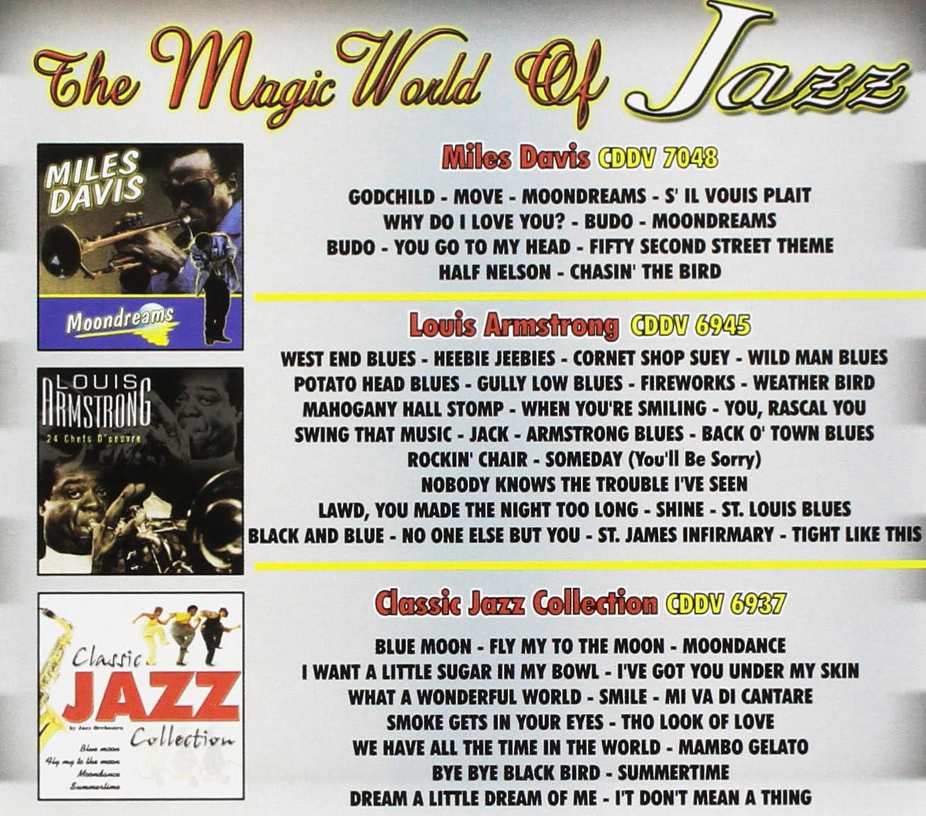 Artisti  Vari - The Magic World Of Jazz (3 Cd)