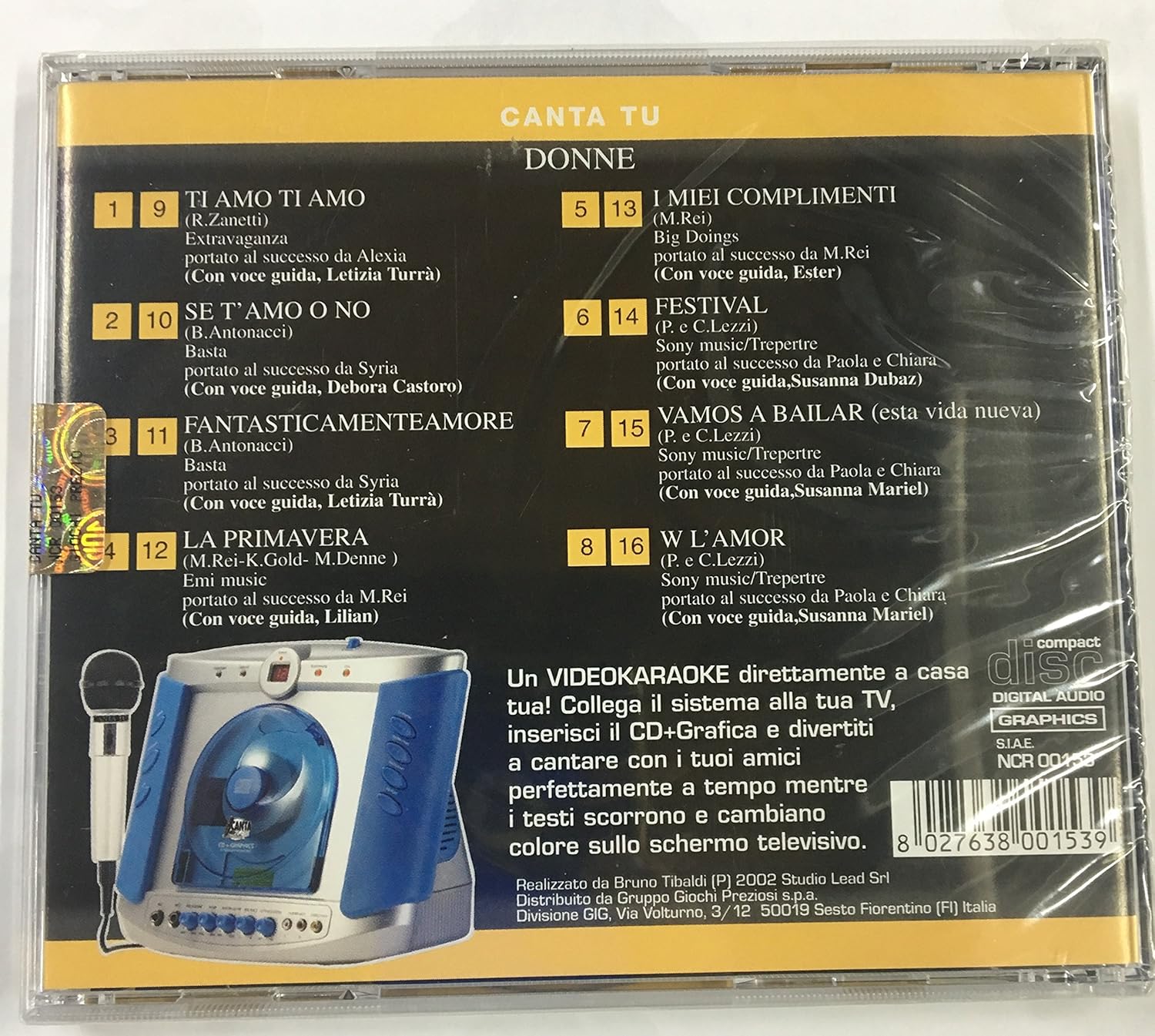 Canta Tu: Donne - Basi Musicali E Voci Guida - Cd Videokaraoke