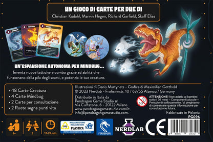 Pendragon – Mindbug über die Ewigkeit – Italienische Ausgabe – Kartenspiel, ab 8 Jahren, für 2 Spieler