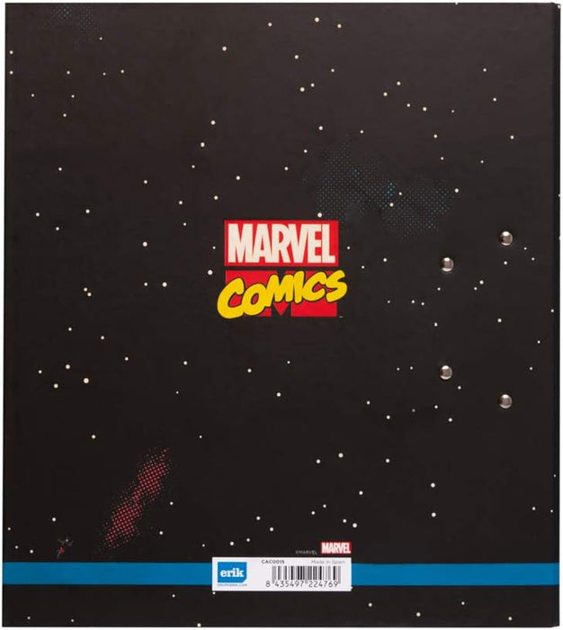 Grupo Erik Aktenordner - Ordner A4 Avengers von Marvel - Ringbuchordner mit Hebelmechanik - Ordner A4 - Marvel Fanartikel für die Schule, die Ausbildung oder das Studium Avengers, Aktenordner