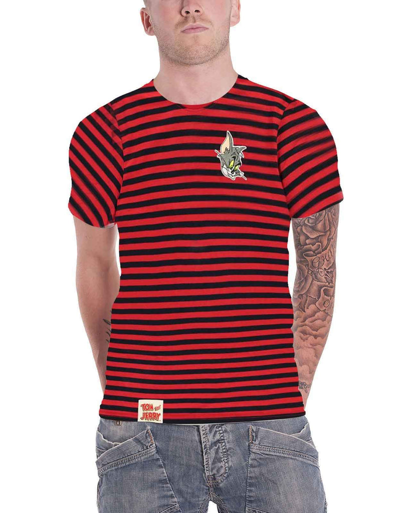 Tom & Jerry: Tom Striped Multicolor (T-Shirt Unisex Tg. Xl)