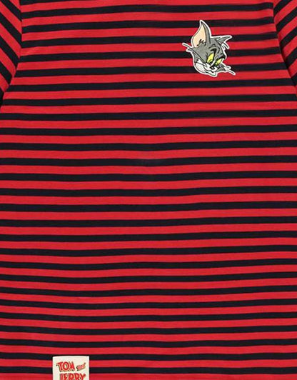 Tom & Jerry: Tom Striped Multicolor (T-Shirt Unisex Tg. Xl)