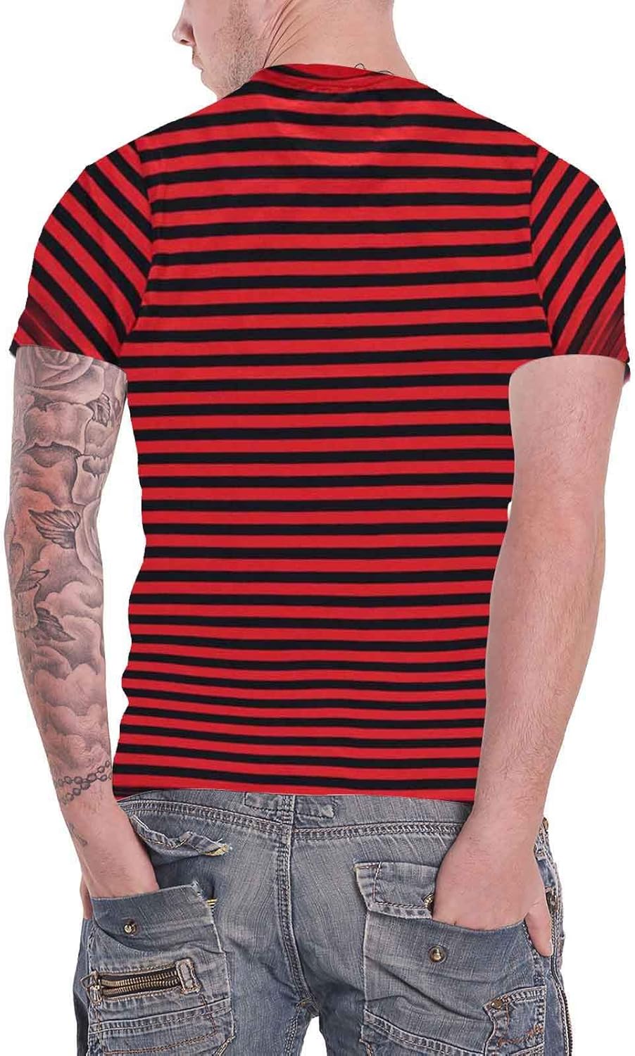 Tom & Jerry: Tom Striped Multicolor (T-Shirt Unisex Tg. Xl)