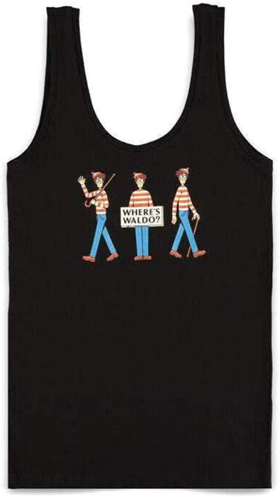 Where`S Waldo? Black (Canotta Donna Tg. L)