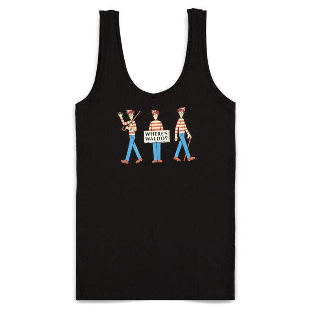 Where`S Waldo? Black (Canotta Donna Tg. L)