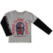 Difuzed Star Wars: The Bad Batch-Hunter-Double Sleeved T-shirt-158/164 T-Shirt, Grigio, 164 Ragazzi