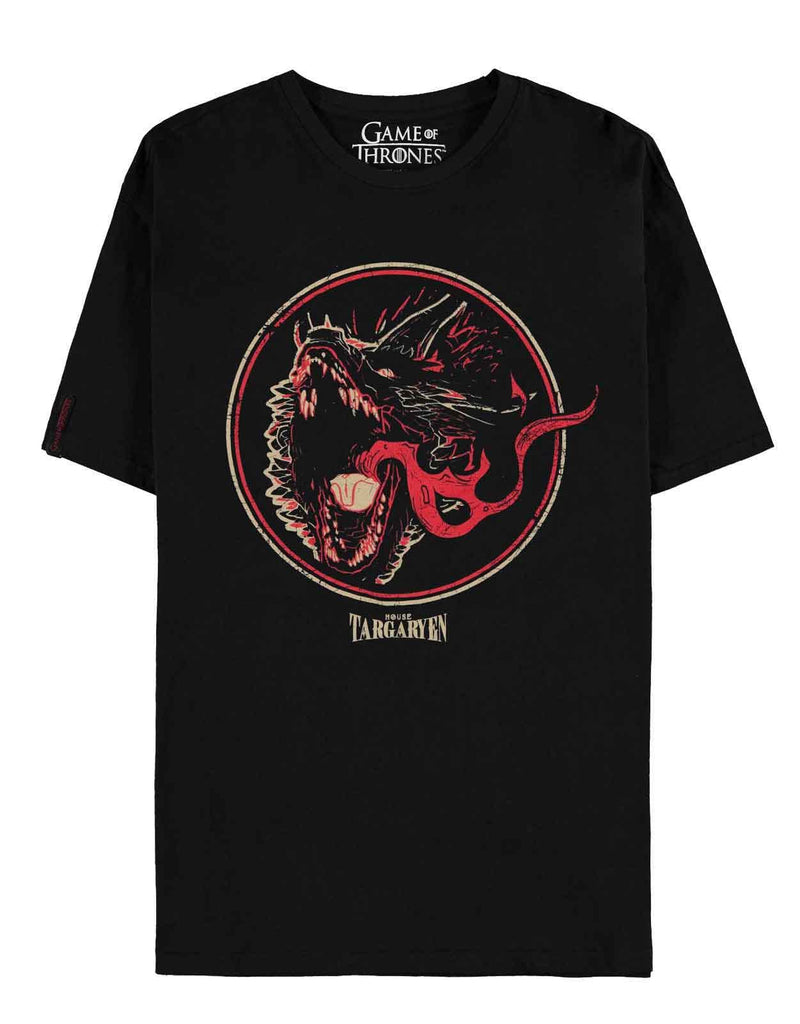 Game Of Thrones: House Of The Dragon - Men`S Short Sleeved Black 03 (T-Shirt Unisex Tg. 2Xl)