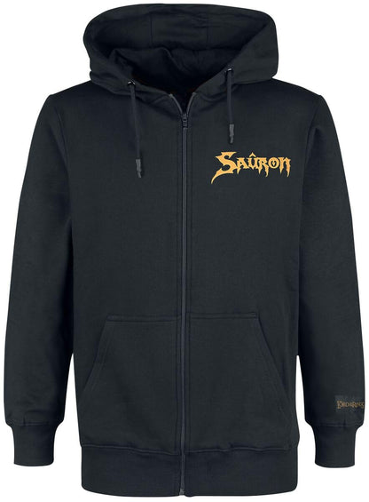 DIFUZED LORD OF THE RINGS - Sauron - Pull à Capuche Zipper Homme (L