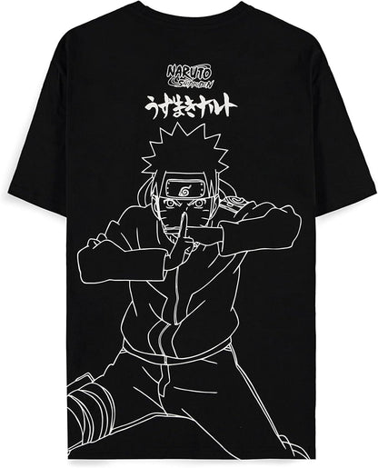 Naruto Shippuden: Men`S Black 03 (T-Shirt Unisex Tg. S)