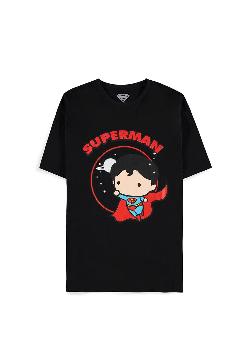 Dc Comics: Superman - Men`S Black (T-Shirt Unisex Tg. 2Xl)