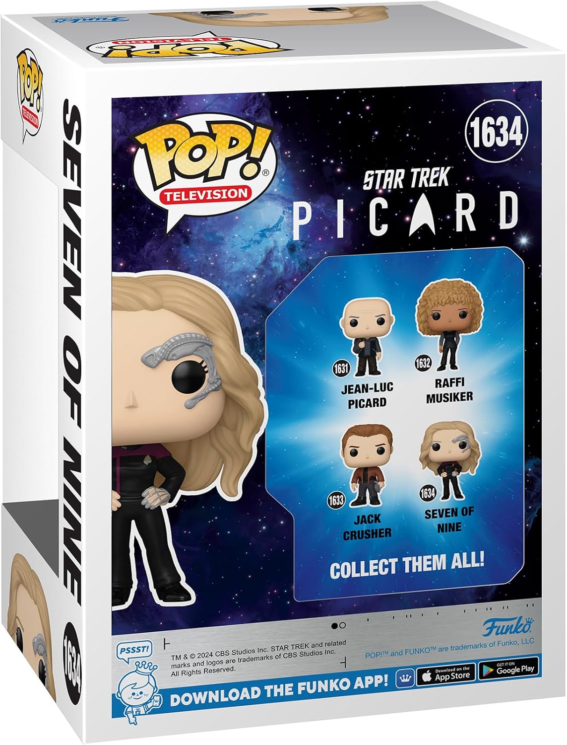 Funko Pop! TV: ST Picard - Seven Of Nine - Star Trek Picard - Collectable Vinyl Figure - Gift Idea - Official Merchandise - Toys for Kids & Adults - TV Fans - Model Figure for Collectors and Display