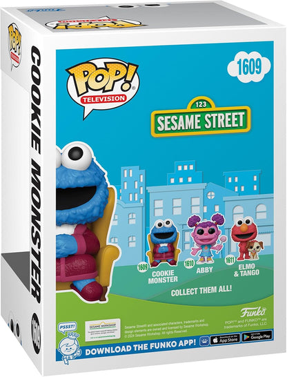 Funko Pop! TV: SS - Cookie Monster - Sesame Street - Vinyl-Sammelfigur - Geschenkidee - Offizielle Handelswaren - Spielzeug Für Kinder und Erwachsene - TV Fans - Modellfigur Für Sammler und Display