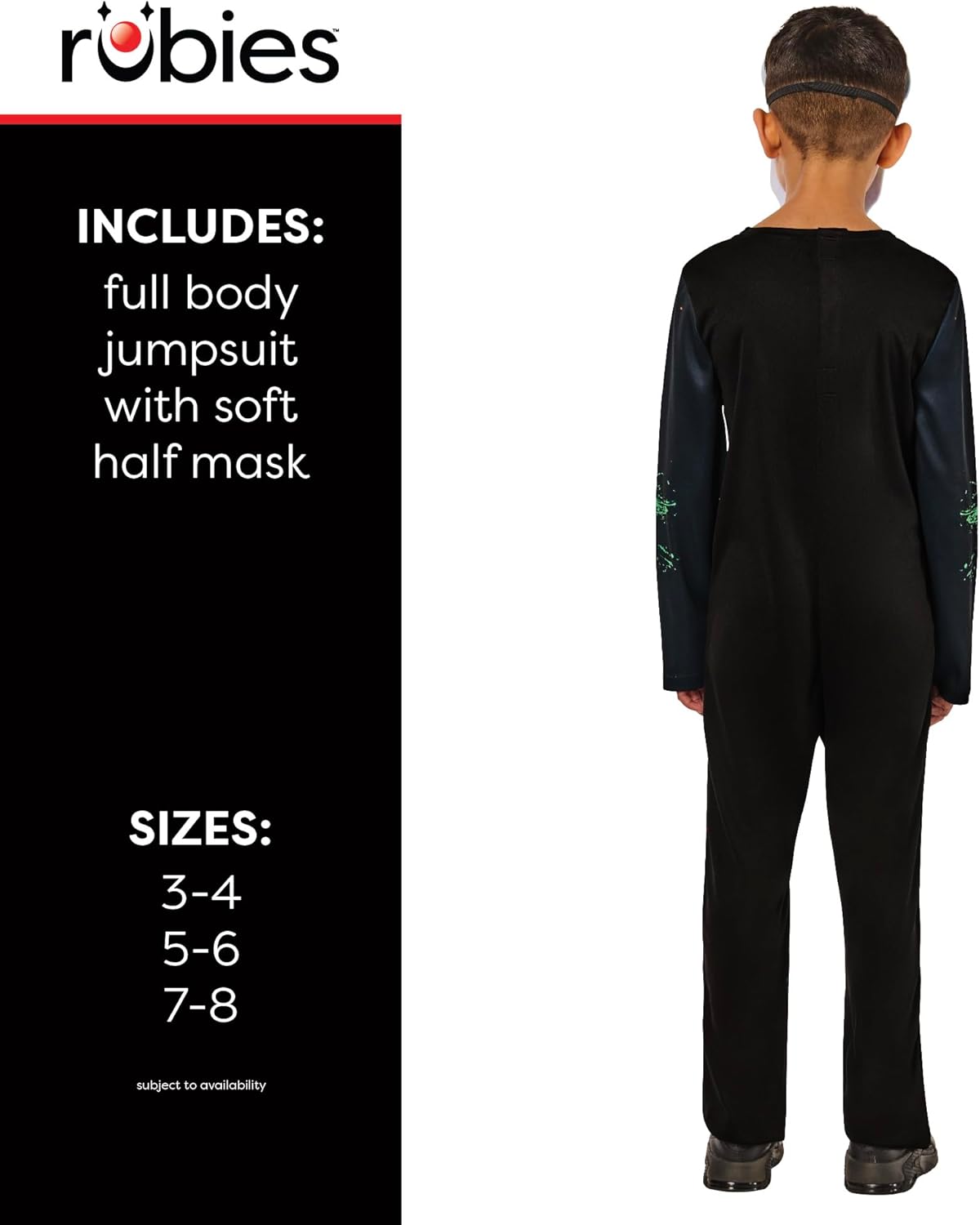 Rubies Official Bonesky Graffiti Skeleton Costume, Kids Fancy Dress