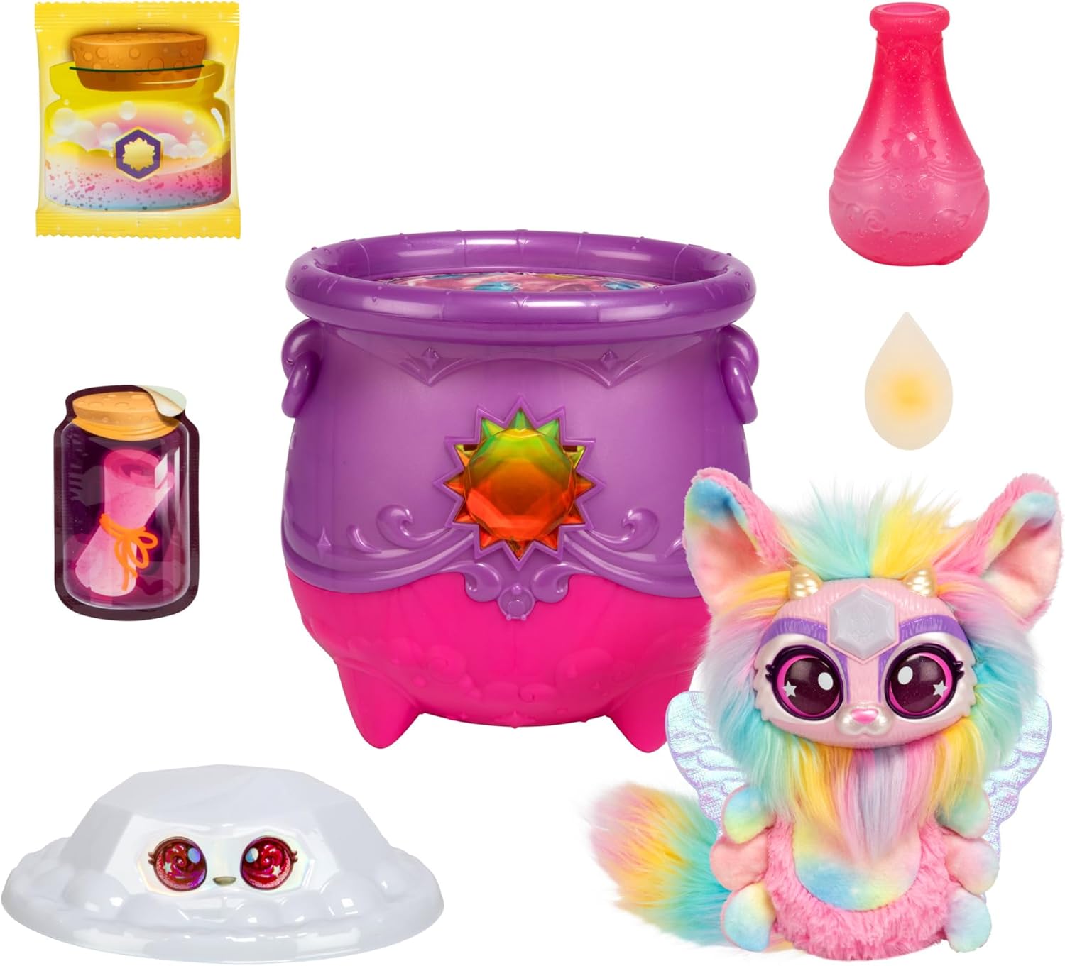 Magic Mixies 14926 GEM Surprise Cauldron-SUNWelcome to The Shimmerverse Experience Real Magic