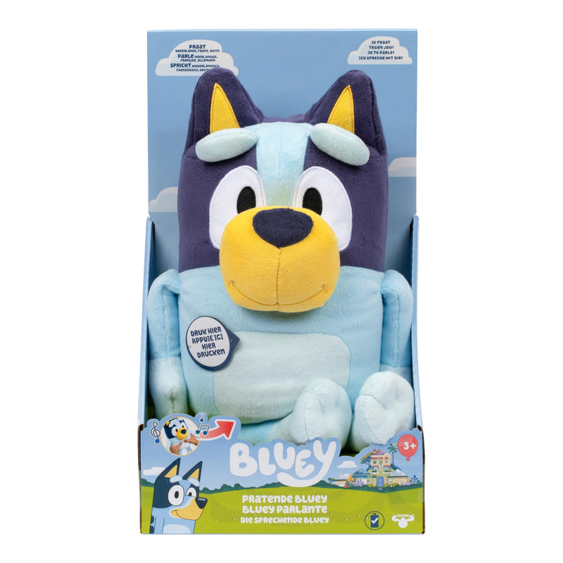 BlueY-Plüschtier mit Sound-Effekten, Funktionsplüsch, interaktives Plüschtier, sprechendes Plüschtier, Plüschtier (33 cm