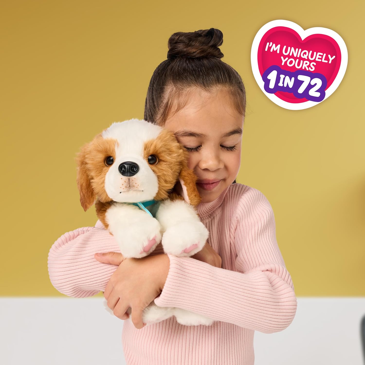 Little Live Pets My Really Real Puppy – Patches; Interaktiver Welpe; 60+ Geräusche/Reaktionen; realistisches Aussehen; 1 aus 72 Varianten; Spielset mit Transportbox; Batterien enthalten; ab 5 Jahren