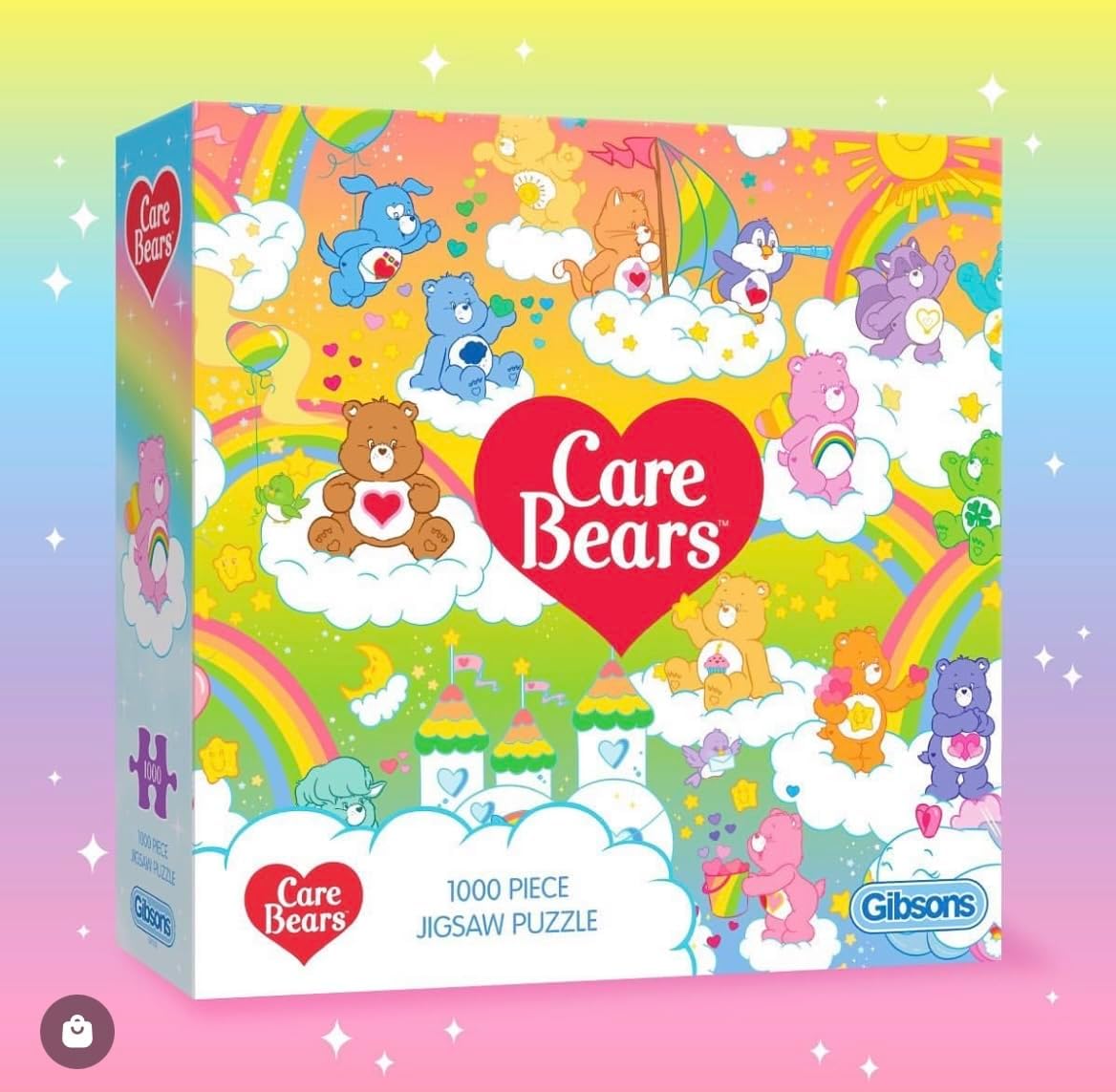 Care Bears | 1000 Piece Jigsaw Puzzle | Award Winning Jigsaw | Sustainable Puzzle for Adults | Premium 100% Recycled Board | Great Gift for Adults | Gibsons Games