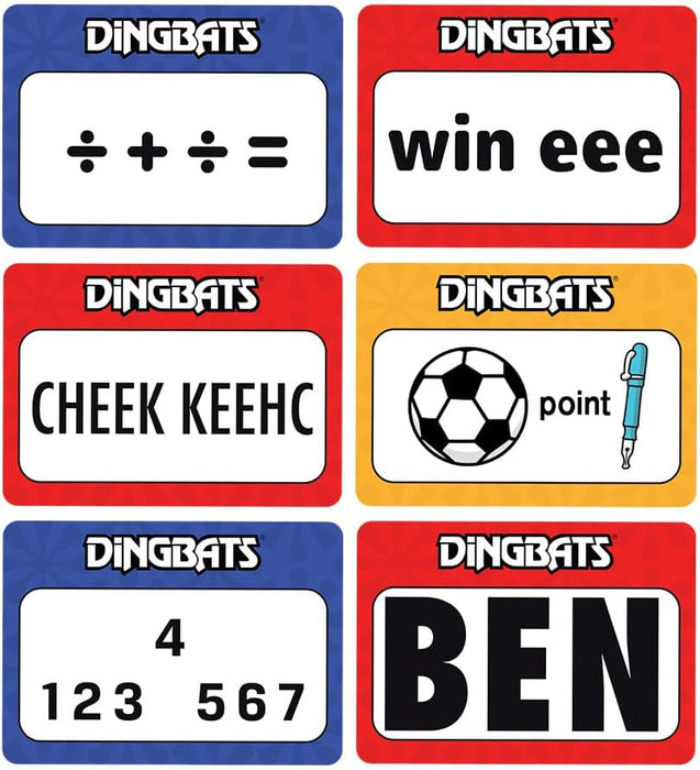 Gibsons Dingbats | Word Game for Adults and Children | Creative Witty Riddles and Puzzles Games B Corp Certified | Ages 10+, 1+ Players