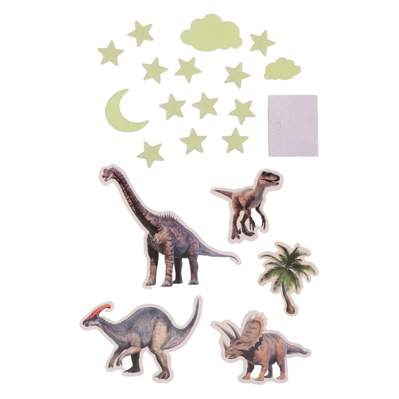 Johntoy - Glow in the Dark Dino Muurstickers