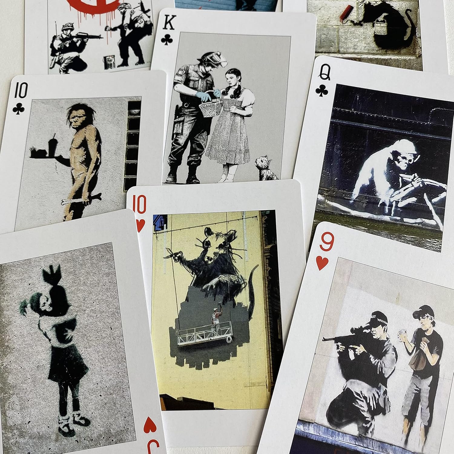 Gibsons Banksy Playing Cards | Card Game | Pack of cards | Single Deck of Cards | Piatnik