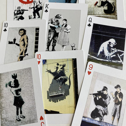 Gibsons Banksy Playing Cards | Card Game | Pack of cards | Single Deck of Cards | Piatnik