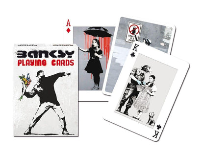 Gibsons Banksy Playing Cards | Card Game | Pack of cards | Single Deck of Cards | Piatnik