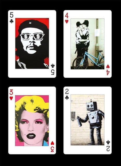 Gibsons Banksy Playing Cards | Card Game | Pack of cards | Single Deck of Cards | Piatnik