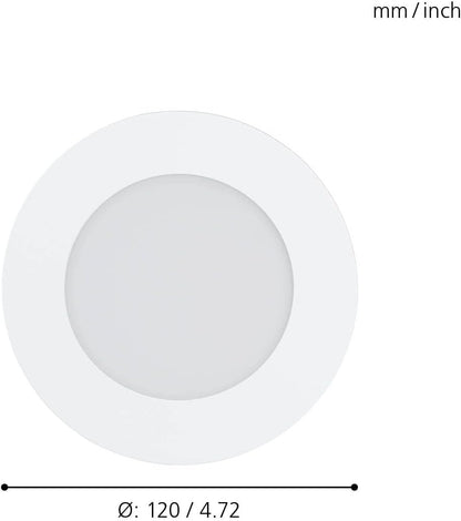`Eglo - Fueva-Z Recessed Light, White ?12 - Tw - Zigbee, Bluetooth`