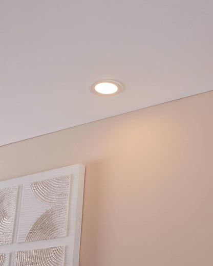`Eglo - Fueva-Z Recessed Light, White ?12 - Tw - Zigbee, Bluetooth`