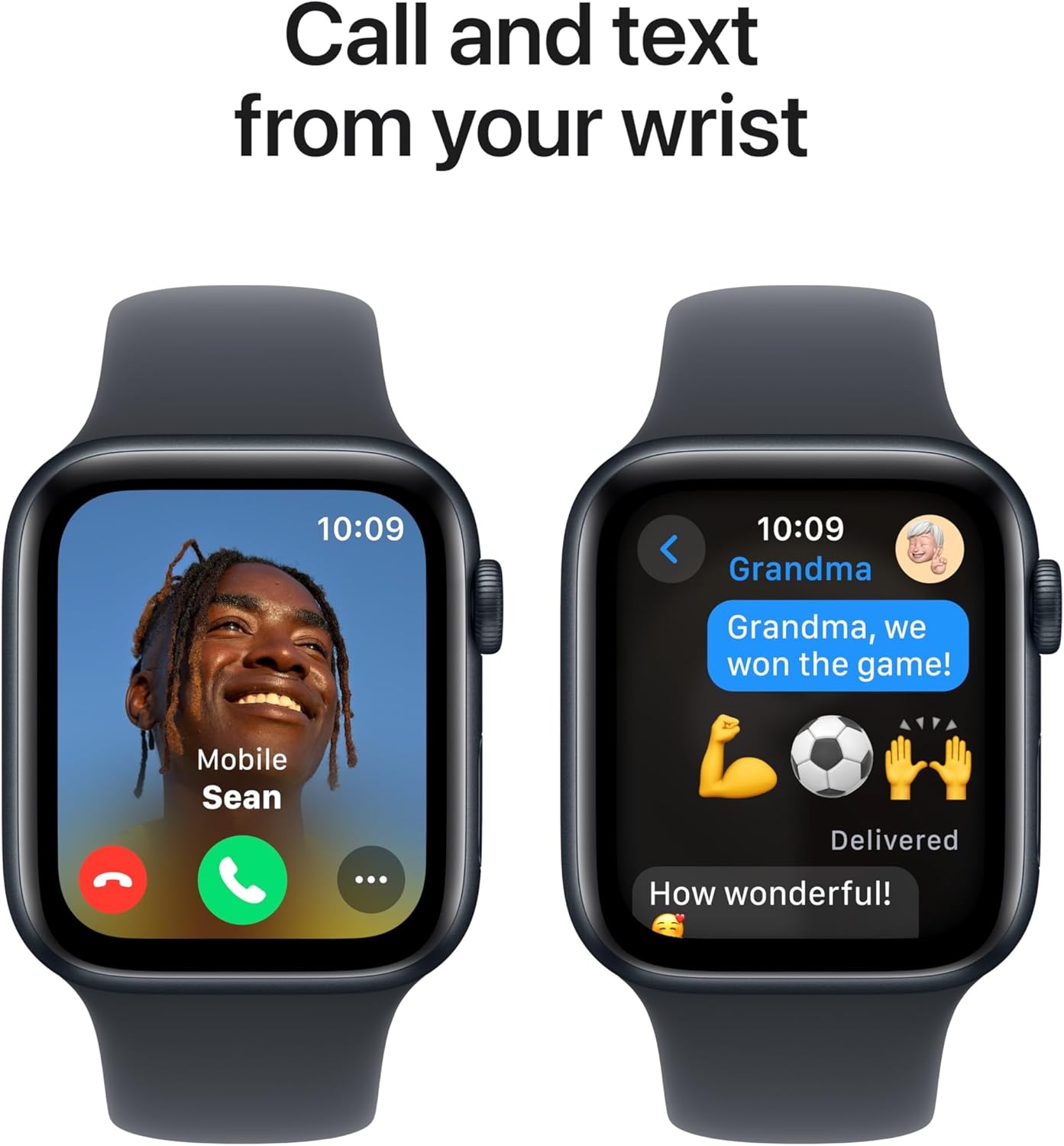 Apple Watch Se (Gps) - 2Nd Generation - 44 Mm - Midnight Aluminium - Smart Watch With Sport Band - Fluoroelastomer - Mid