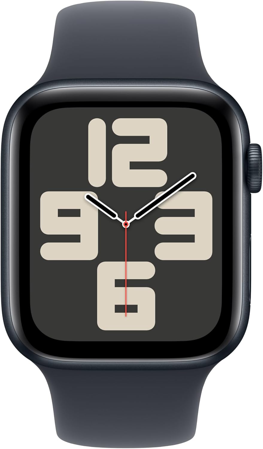 Apple Watch Se (Gps) - 2Nd Generation - 44 Mm - Midnight Aluminium - Smart Watch With Sport Band - Fluoroelastomer - Mid