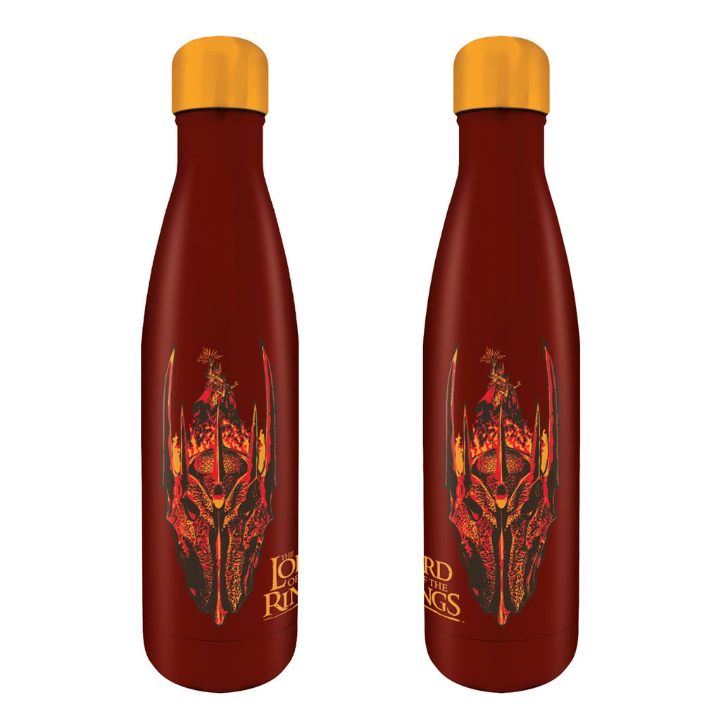 Lord Of The Rings Metal Drinks Bottle (The Wrath Of Sauron)
