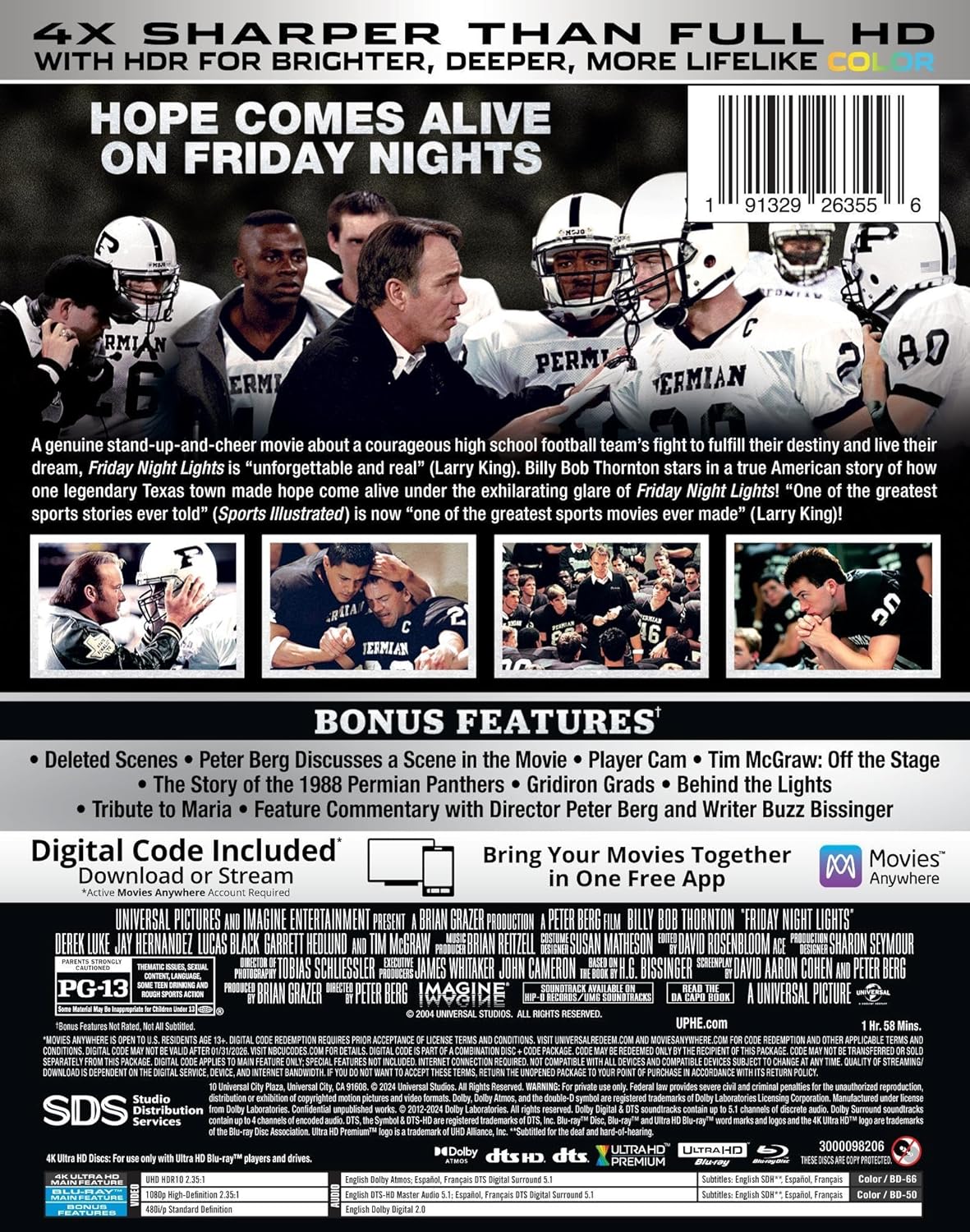 Friday Night Lights - Limited Edition Steelbook 4K Ultra HD + Blu-ray + Digital