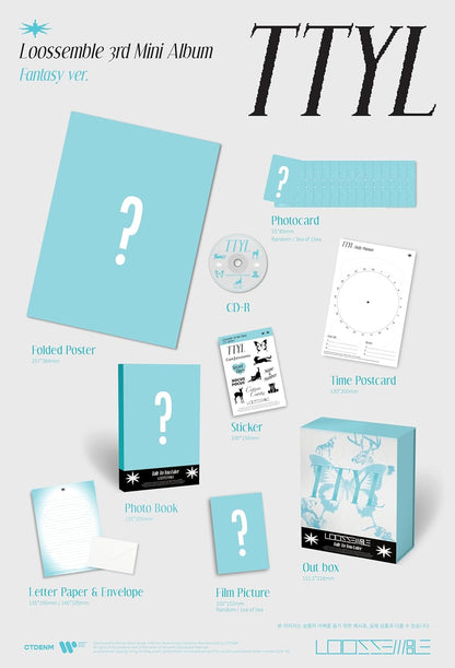 TTYL - incl. Photobook, 3 Photocards, Time Postcard, Sticker, Letter Paper & Envelope + Film Picture