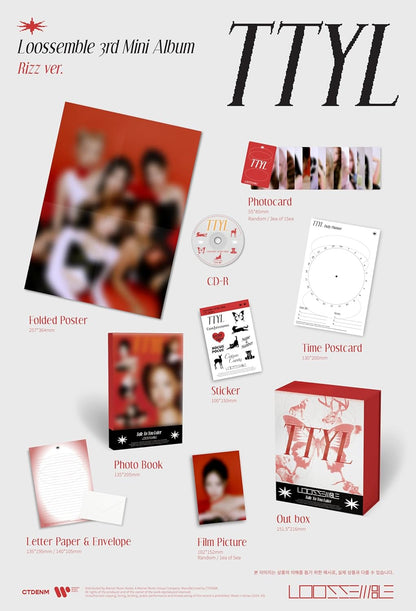 TTYL - incl. Photobook, 3 Photocards, Time Postcard, Sticker, Letter Paper & Envelope + Film Picture