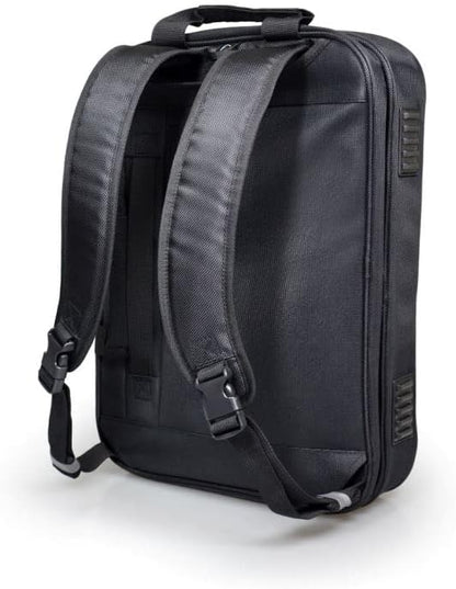 PORT DESIGNS Manhattan Combo 2-in-1 Convertible Bag for Laptop PC 14/15.6 Inches Black