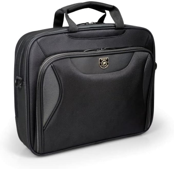 PORT DESIGNS Manhattan Combo 2-in-1 Convertible Bag for Laptop PC 14/15.6 Inches Black