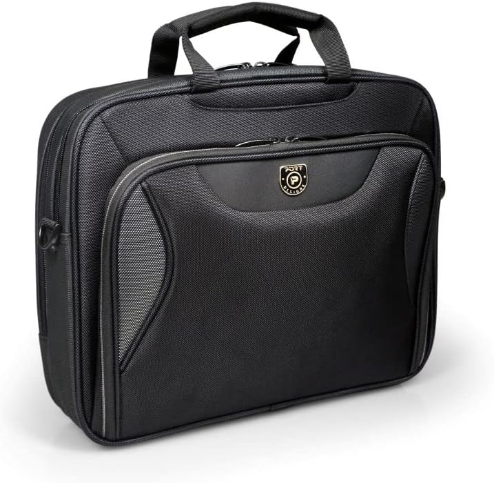 PORT DESIGNS Manhattan Combo 2-in-1 Convertible Bag for Laptop PC 14/15.6 Inches Black