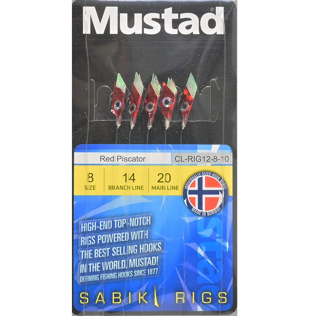 Mustad Mustad Red Piscator rig H8 ML20lb