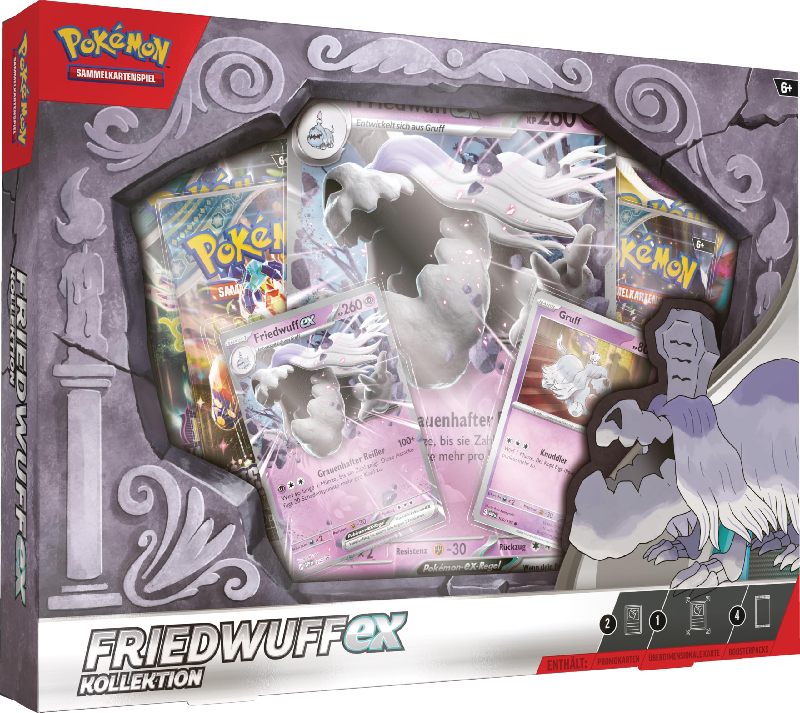 Pokémon Kollektion Friedwuff-ex Sammelkartenspiel Trading Card Game, Multicoloured