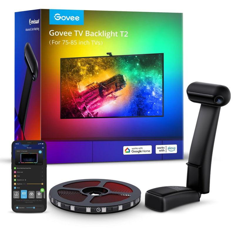 Govee - Envisual TV Backlight T2 with Dual Cameras (55~65 inch