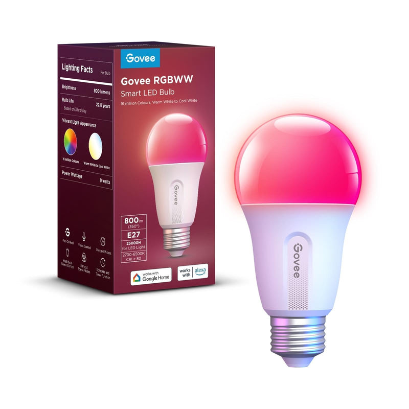 Govee Smart WiFi & BLE Light Bulb 800 lm