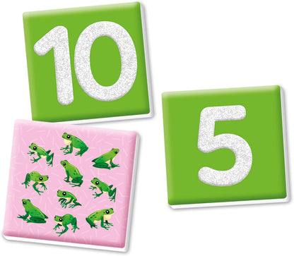 Clementoni Sapientino Montessori - Taktile Zahlen, Lernspiel Montessorianische Methode für Kinder von 3-5 Jahren mit Flashcards zum Lernen der Zahlen und Zählen Made in Italy, italienische Sprache