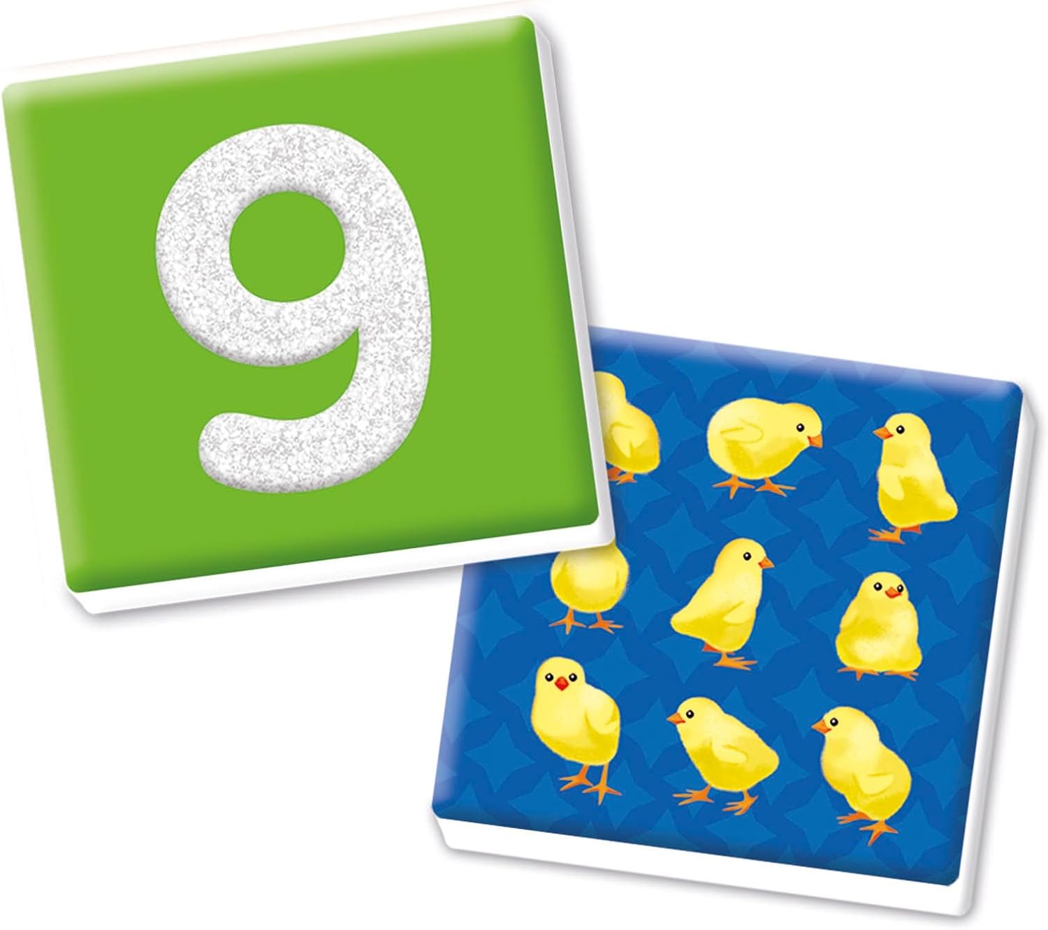 Clementoni Sapientino Montessori - Taktile Zahlen, Lernspiel Montessorianische Methode für Kinder von 3-5 Jahren mit Flashcards zum Lernen der Zahlen und Zählen Made in Italy, italienische Sprache