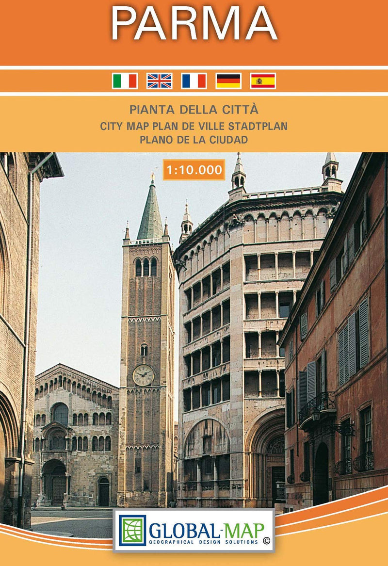 Parma. Pianta Della Citta 1:10.000. Ediz. Italiana, Inglese, Francese, Tedesca E Spagnola