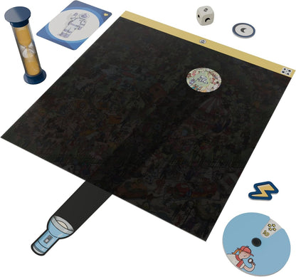Spotlight - Family Board Game, Find Hidden Pictures with Your Magic Flashlight, Co-Op & Competitive, Ages 6+, 1-5 Players, 15 Min