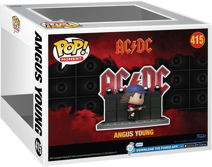 Funko POP! Moments: AC/DC - Angus Young - (Dance) - Verzamelbaar Vinyl Figuur - Cadeau Idee - Officiële Merchandise -Muziek Fans - Model Figuur voor Verzamelaars en Display